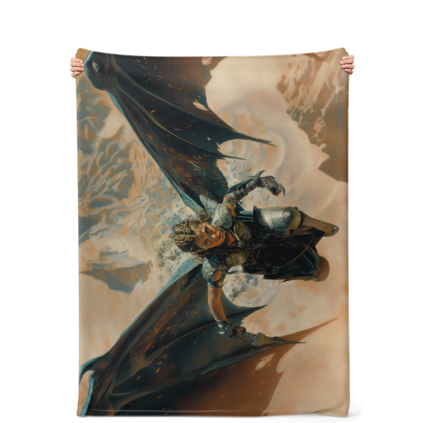 Winged Revenge Premium Microfleece Blanket