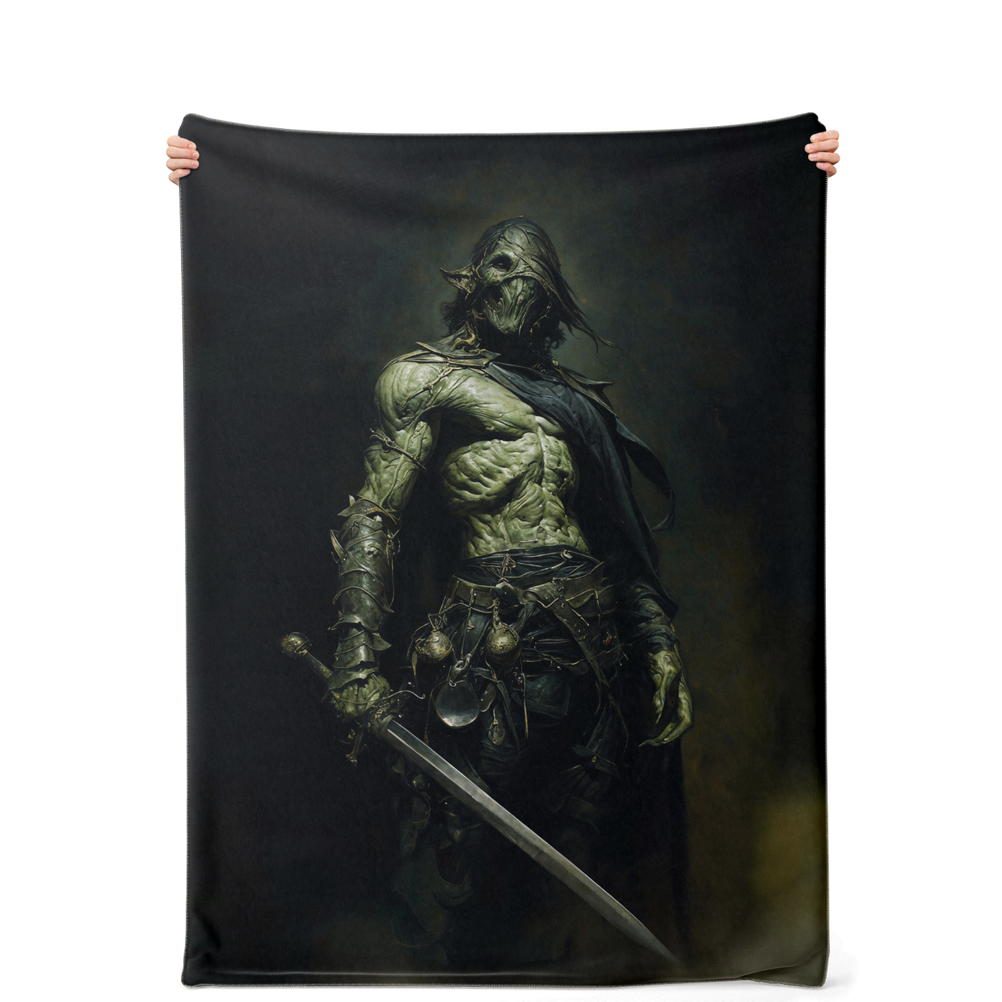 Dark Elf (The Damned) Premium Microfleece Blanket