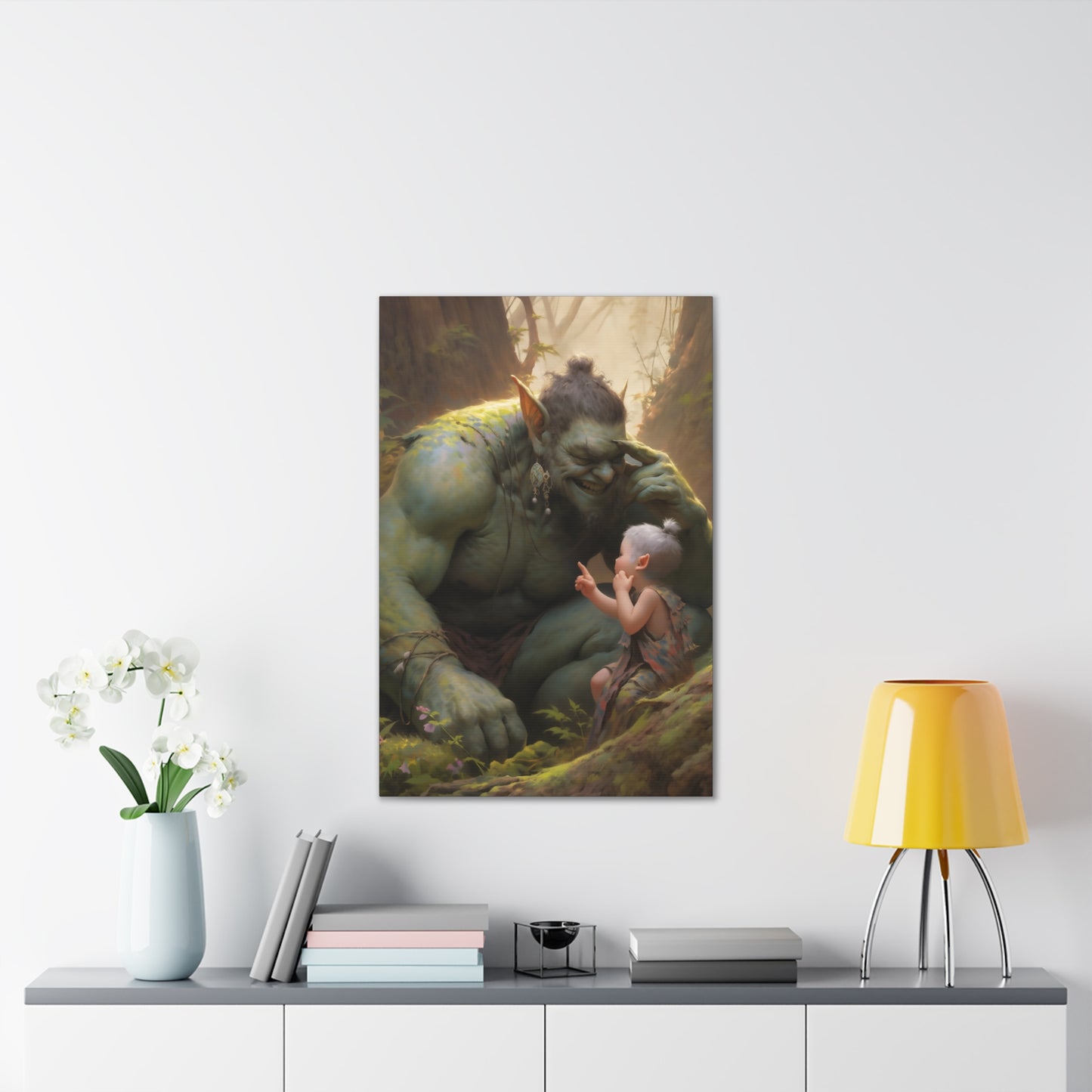 "Thunderchuckle and Pixie Snicker" Canvas Stretched, 0.75" - Print