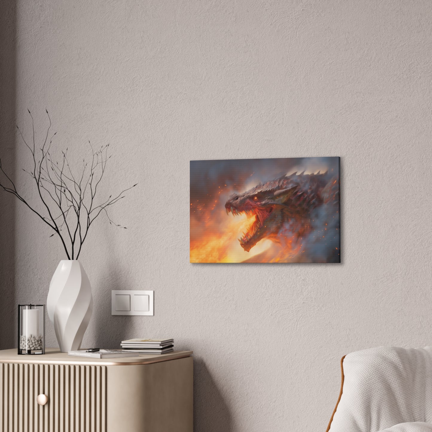 "I Am Fire"  Canvas Stretched, 0.75" - Print