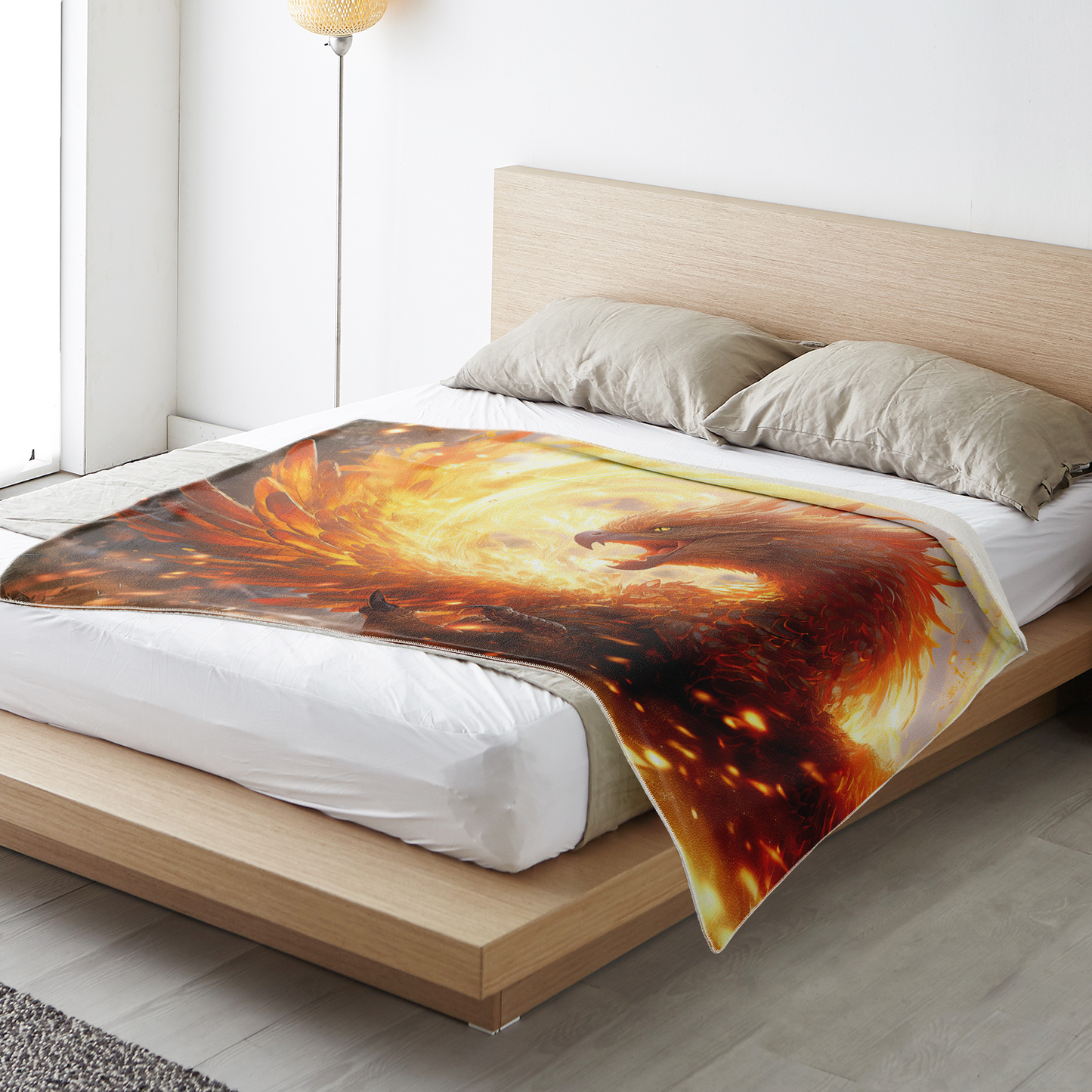 Phoenix Furnace Premium Microfleece Blanket