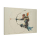 "Skyborne Archer"  Canvas Stretched, 0.75" - Print