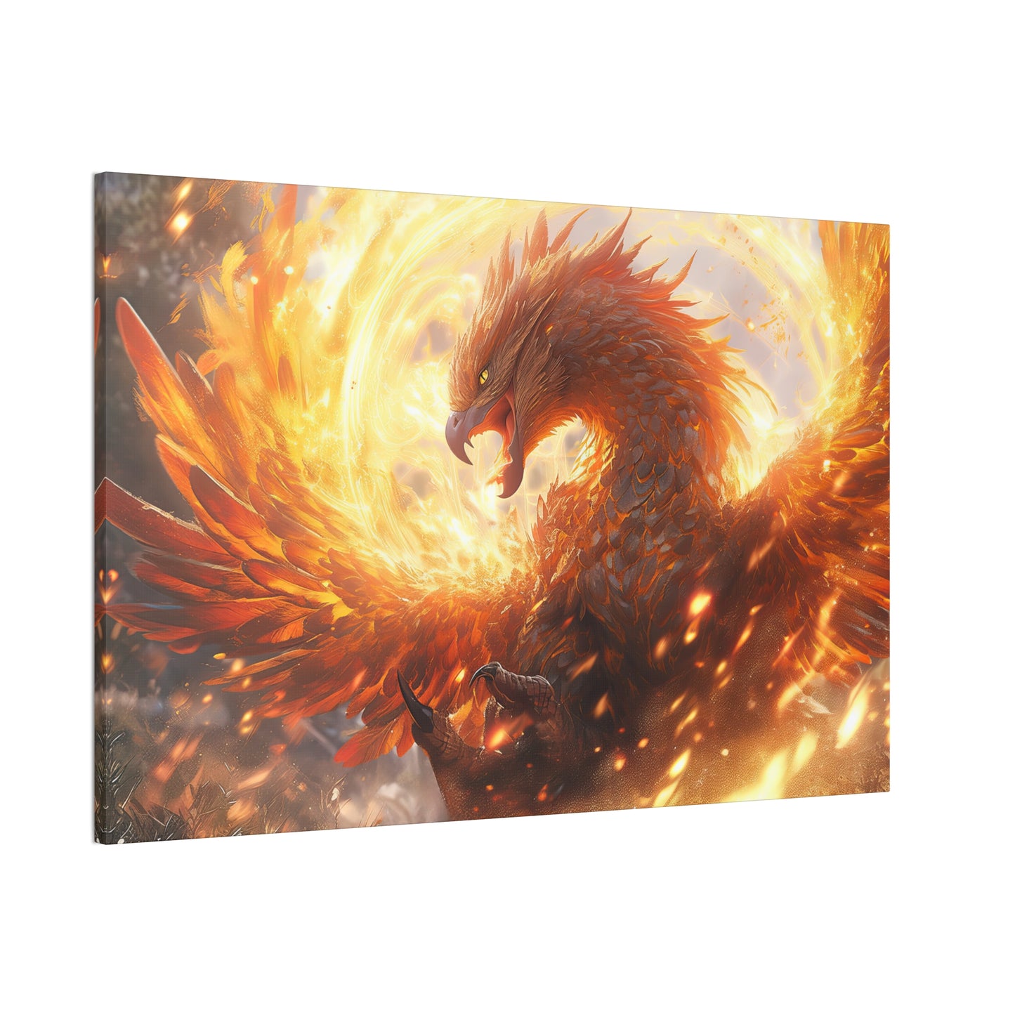 "Phoenix Furnace"  Canvas Stretched, 0.75" - Print