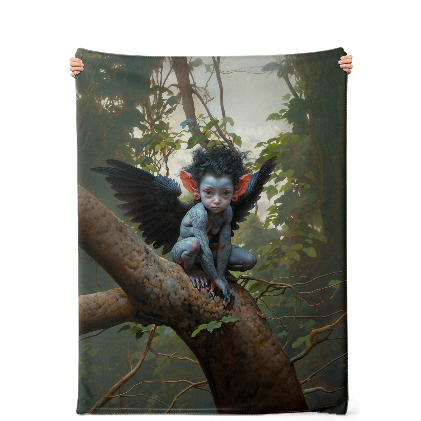 The Tree’s Secret Keeper Premium Microfleece Blanket