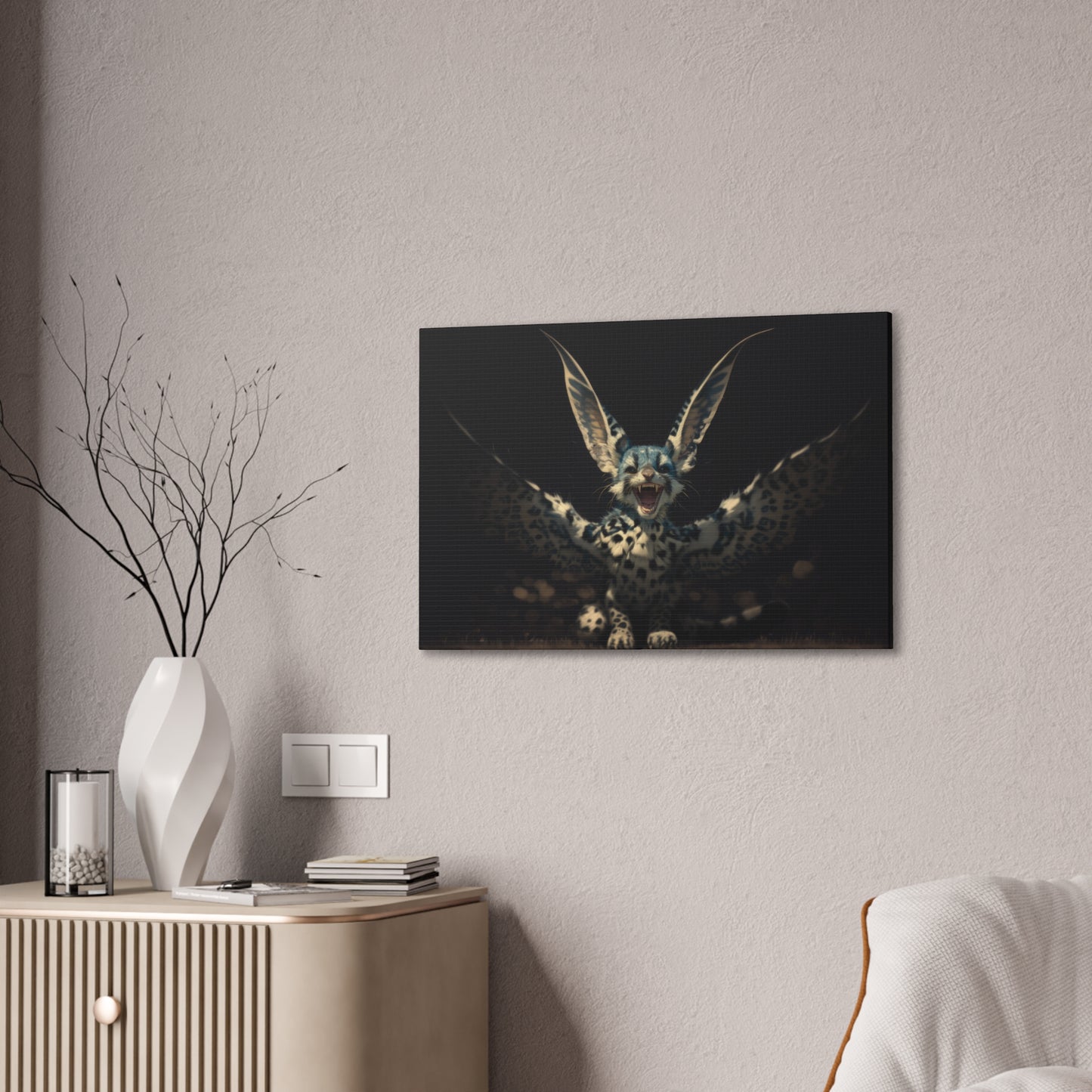 "Nightshades Fury"  Canvas Stretched, 0.75" - Print