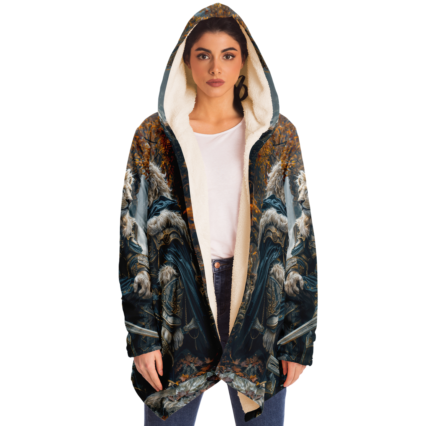 Lionhearts Mourning Microfleece Cloak