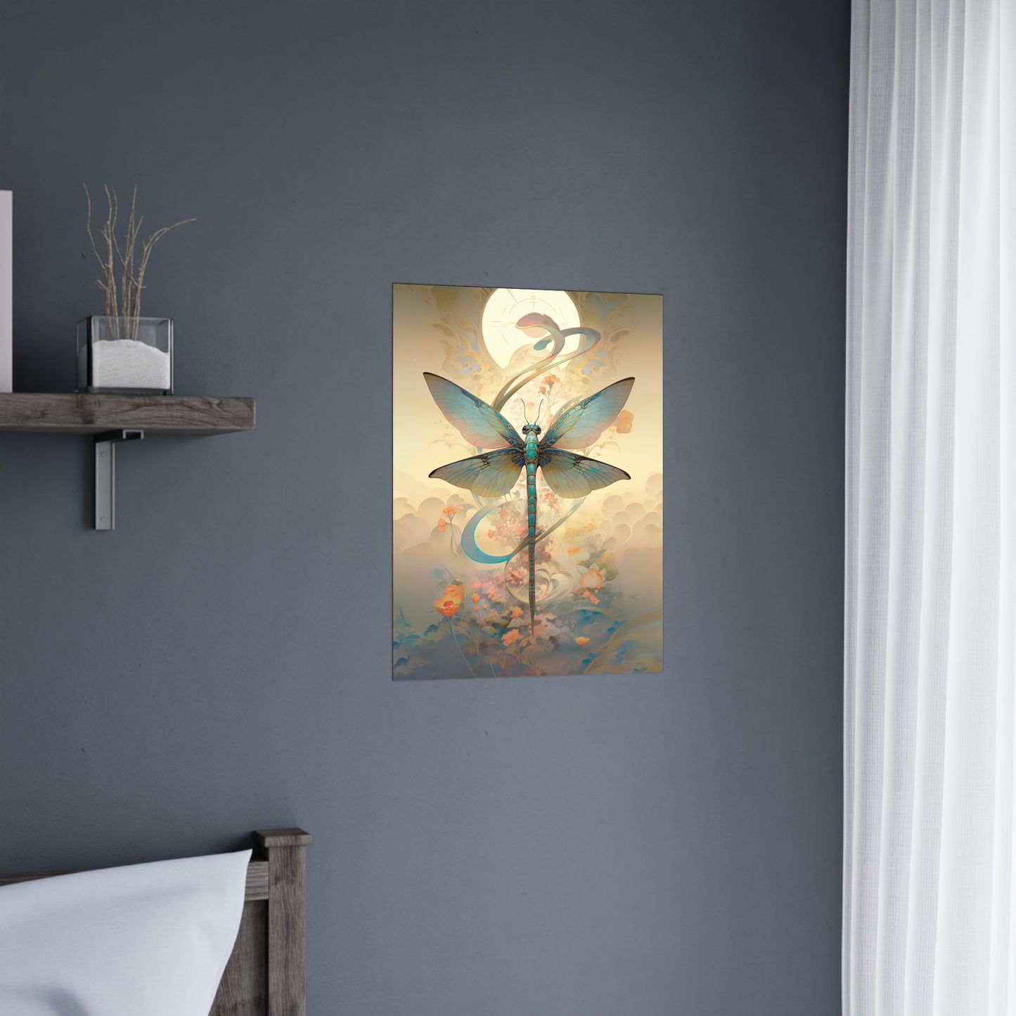 "Zen Dragonfly" Poster - Print