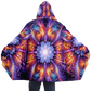 Fluro Snowflake Microfleece Festival  Cloak