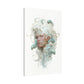 "White Medusa Queen" Canvas Stretched, 0.75" - Print