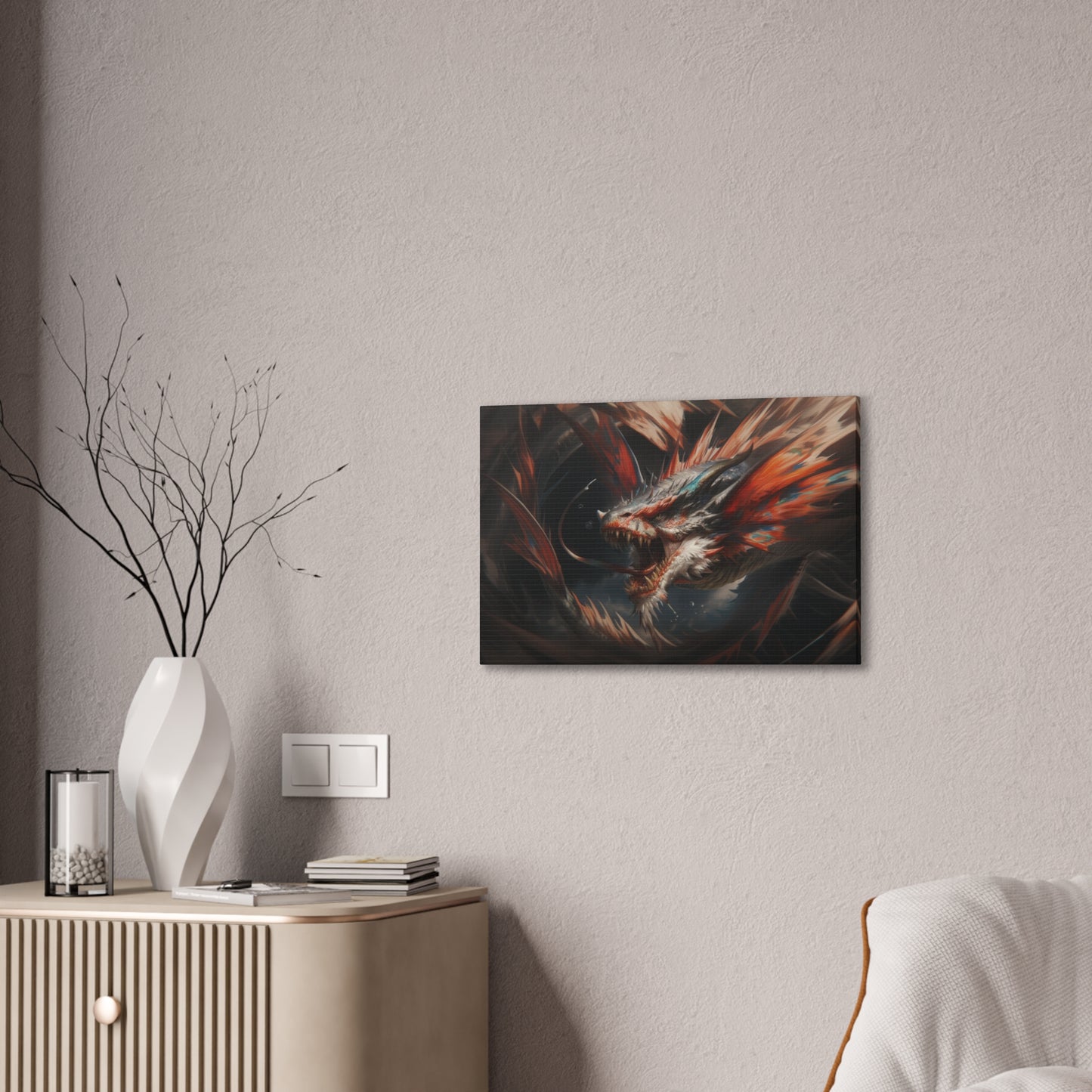 "NetherBeast"  Canvas Stretched, 0.75" - Print