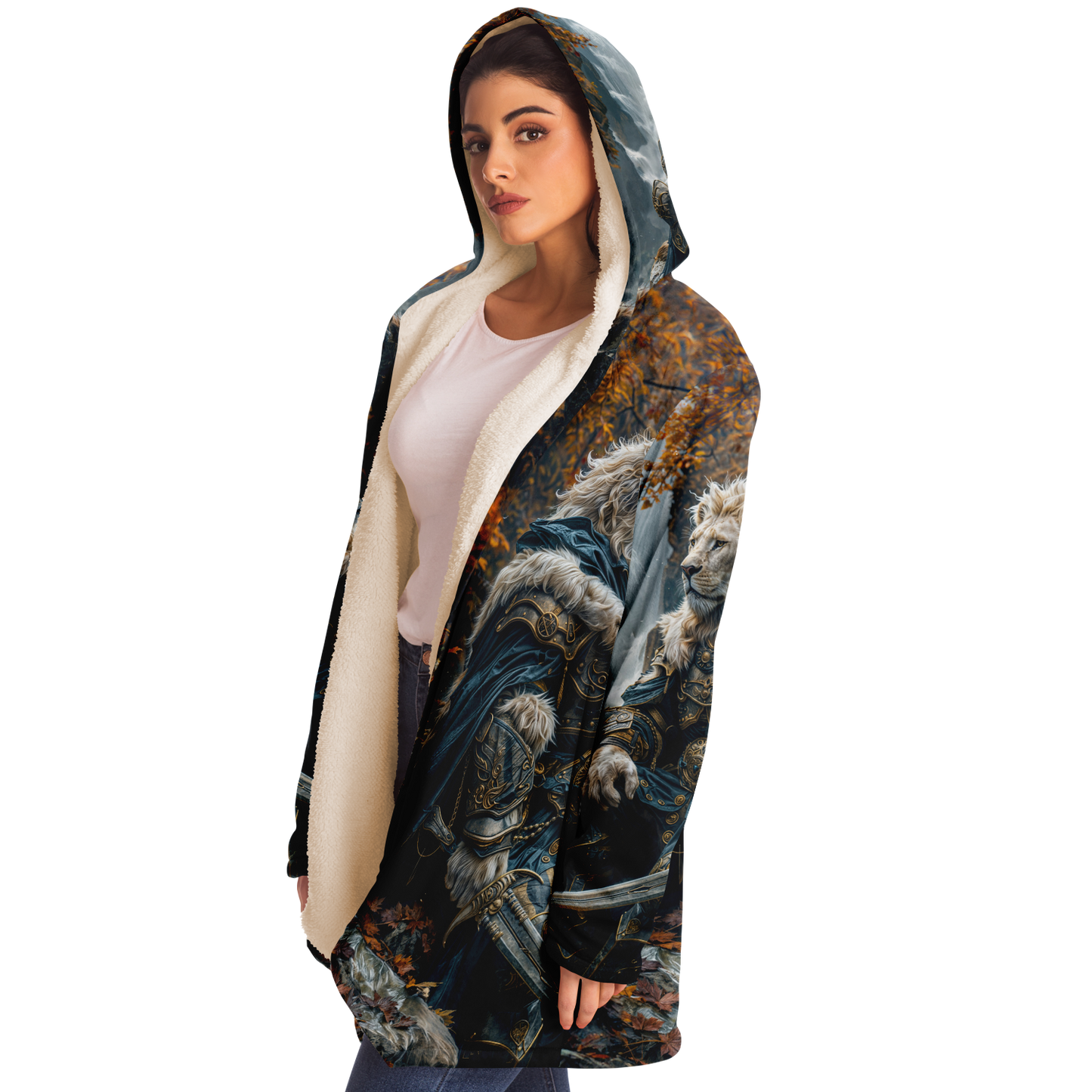 Lionhearts Mourning Microfleece Cloak