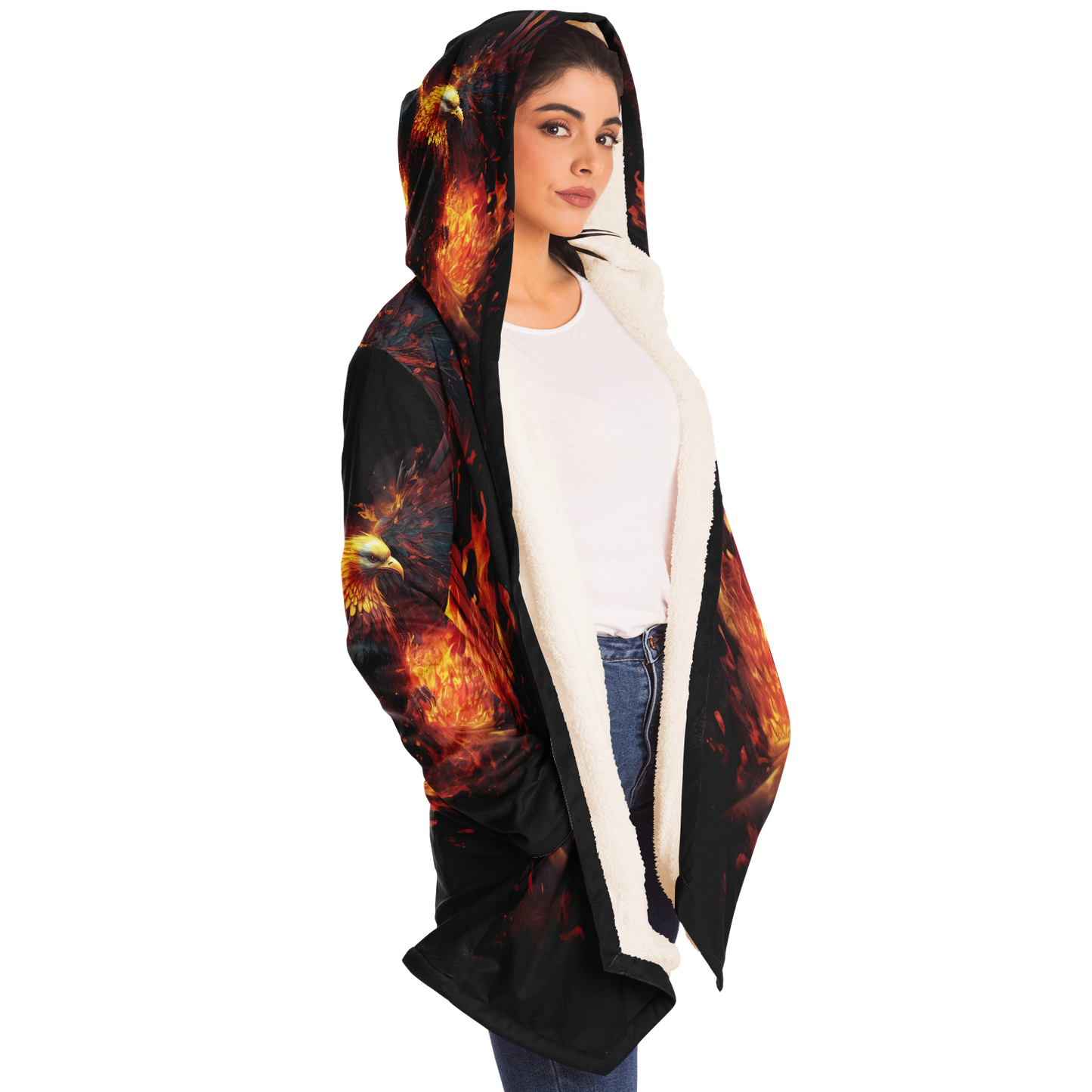 Phoenix Resurrection Microfleece Cloak