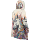 Fluro Unicorn Microfleece Cloak