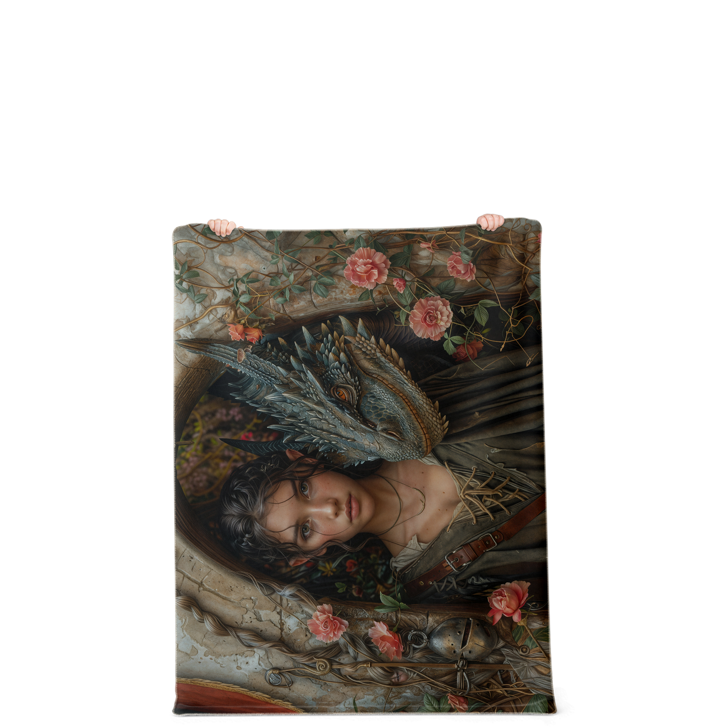 The Secret Garden Premium Microfleece Blanket