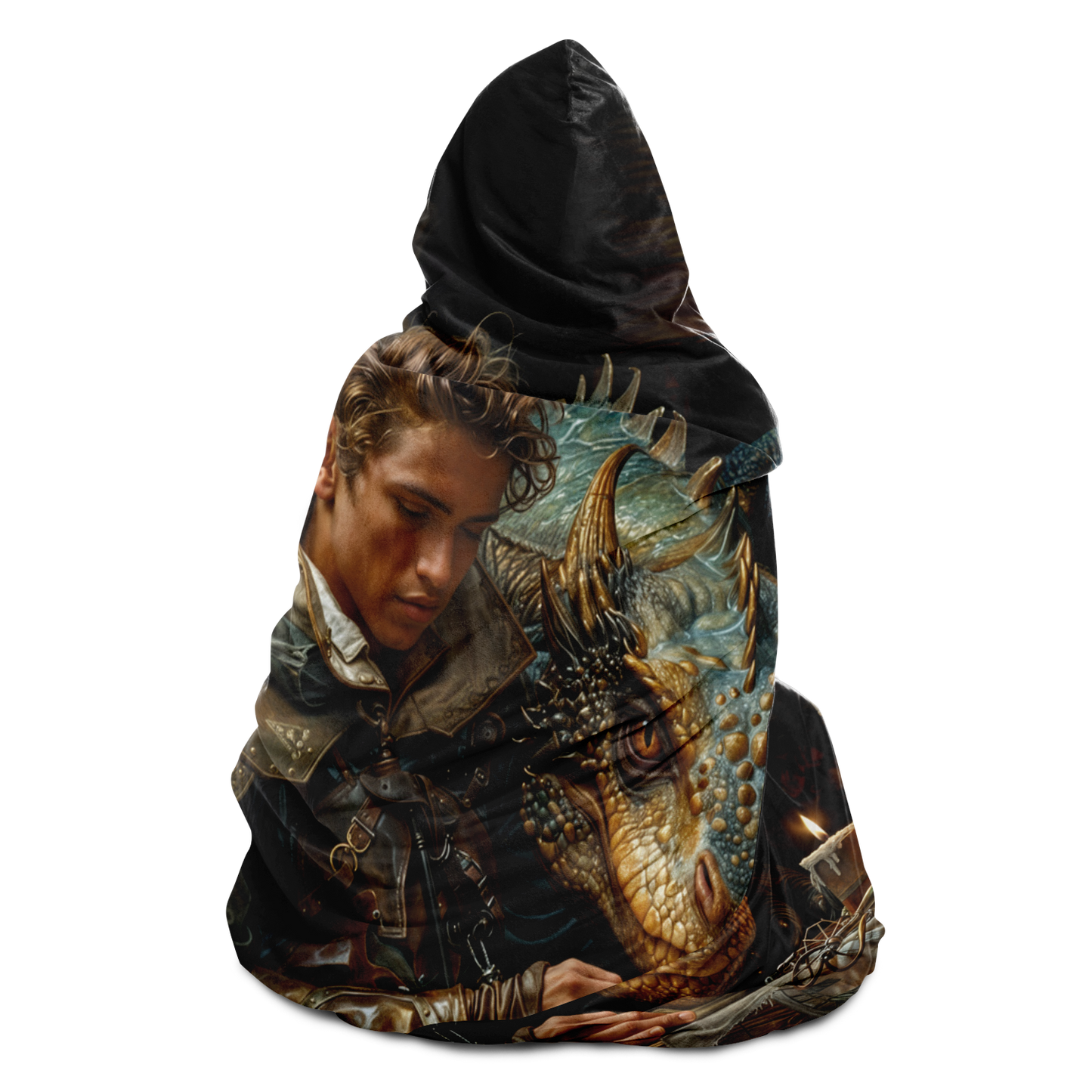 Candlelit Companions Hooded Blanket