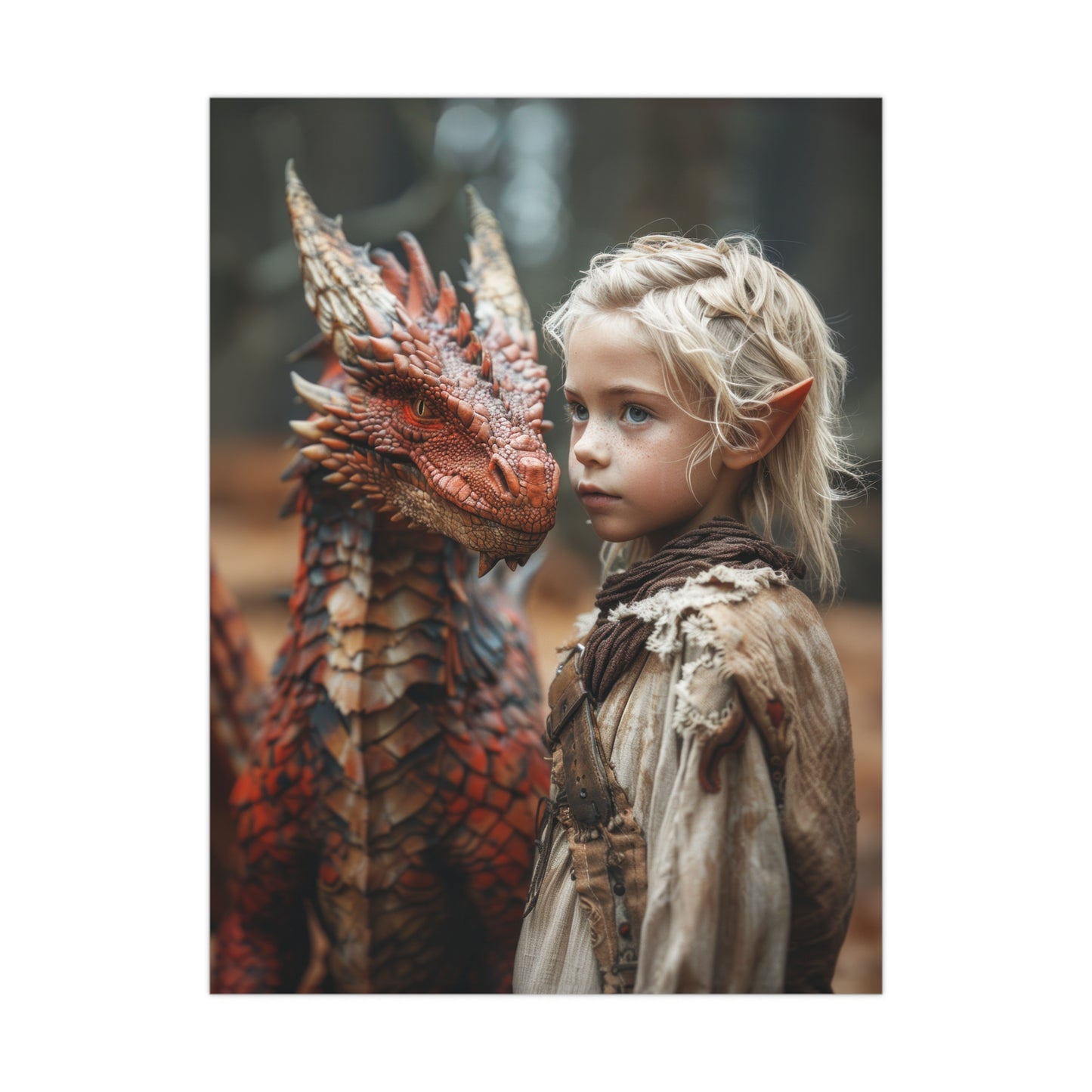 "Dragon Rider In Training" Poster - Print