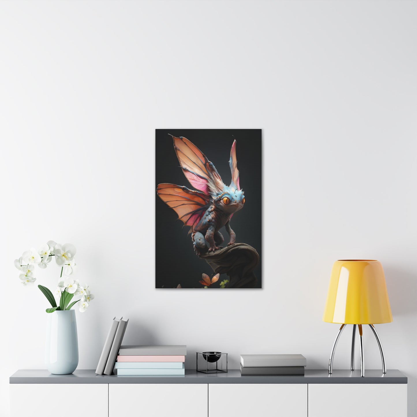 "Pixie Butterfly Bug" Canvas Stretched, 0.75" - Print