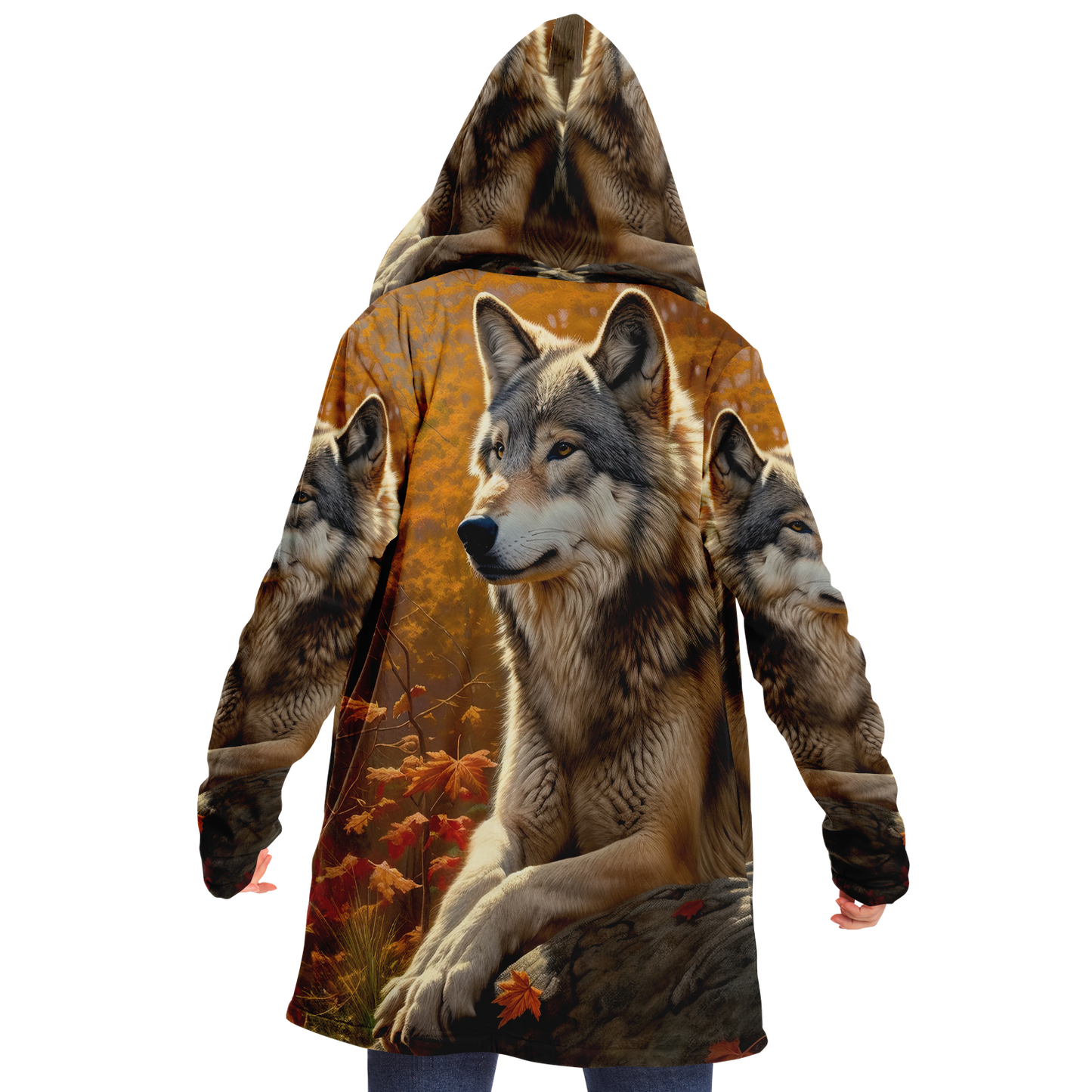 Watcher Wolf Microfleece Cloak