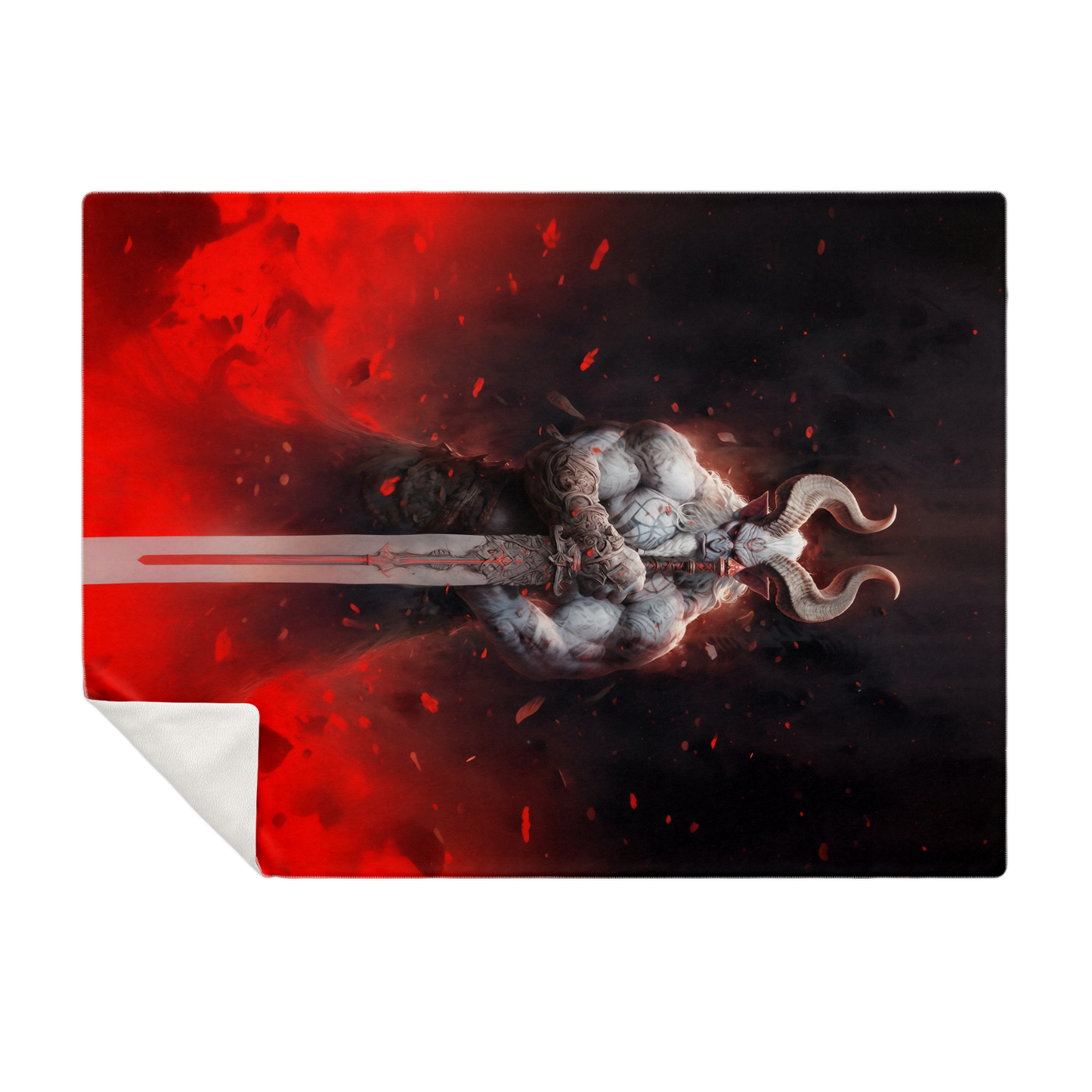 Premium Hellforge Minotaur Microfleece Blanket