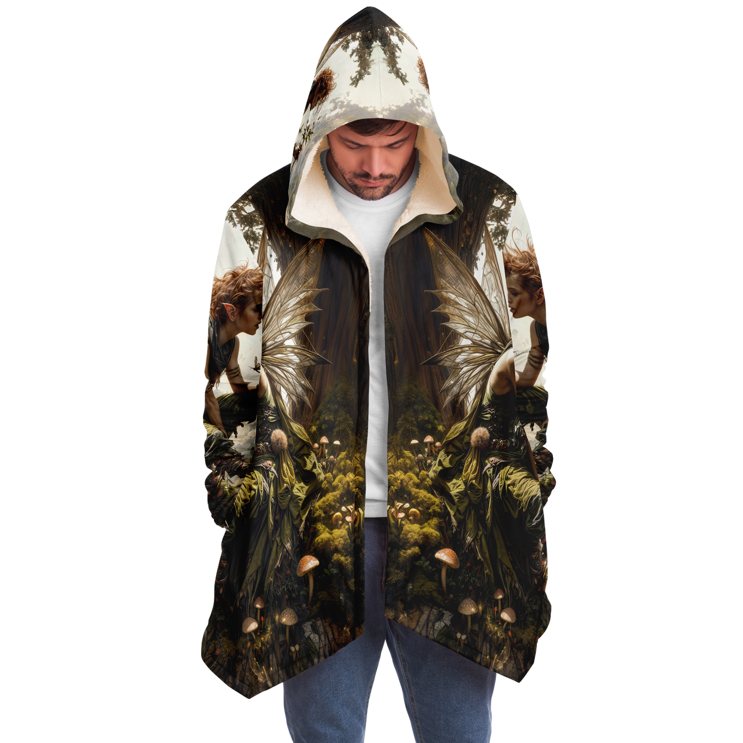 The Woodland Muse Microfleece Cloak