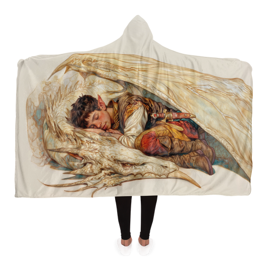 Dragon Guardians Protection Hooded Blanket