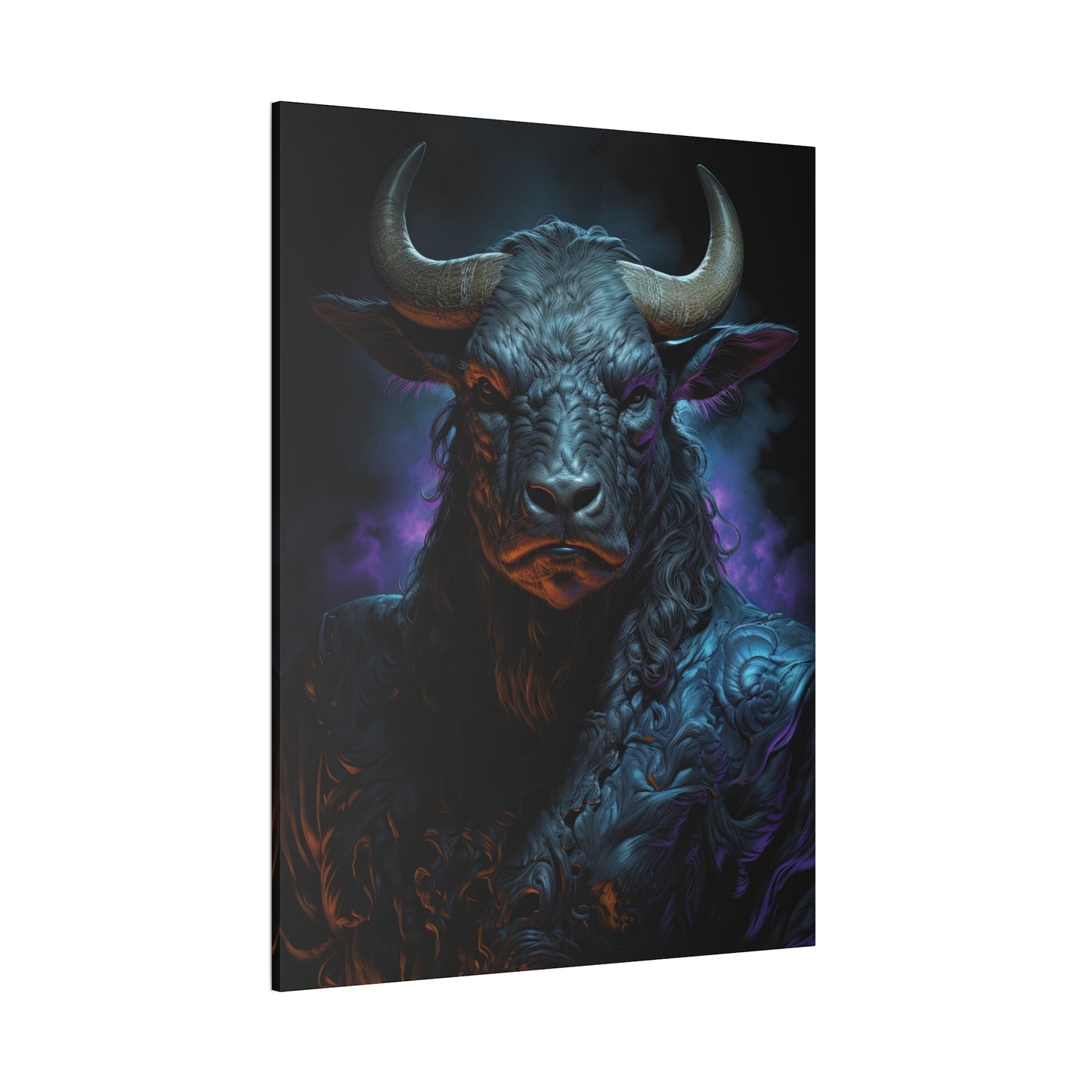 "Shadows Defender Minotaur" Canvas Stretched, 0.75" - Print