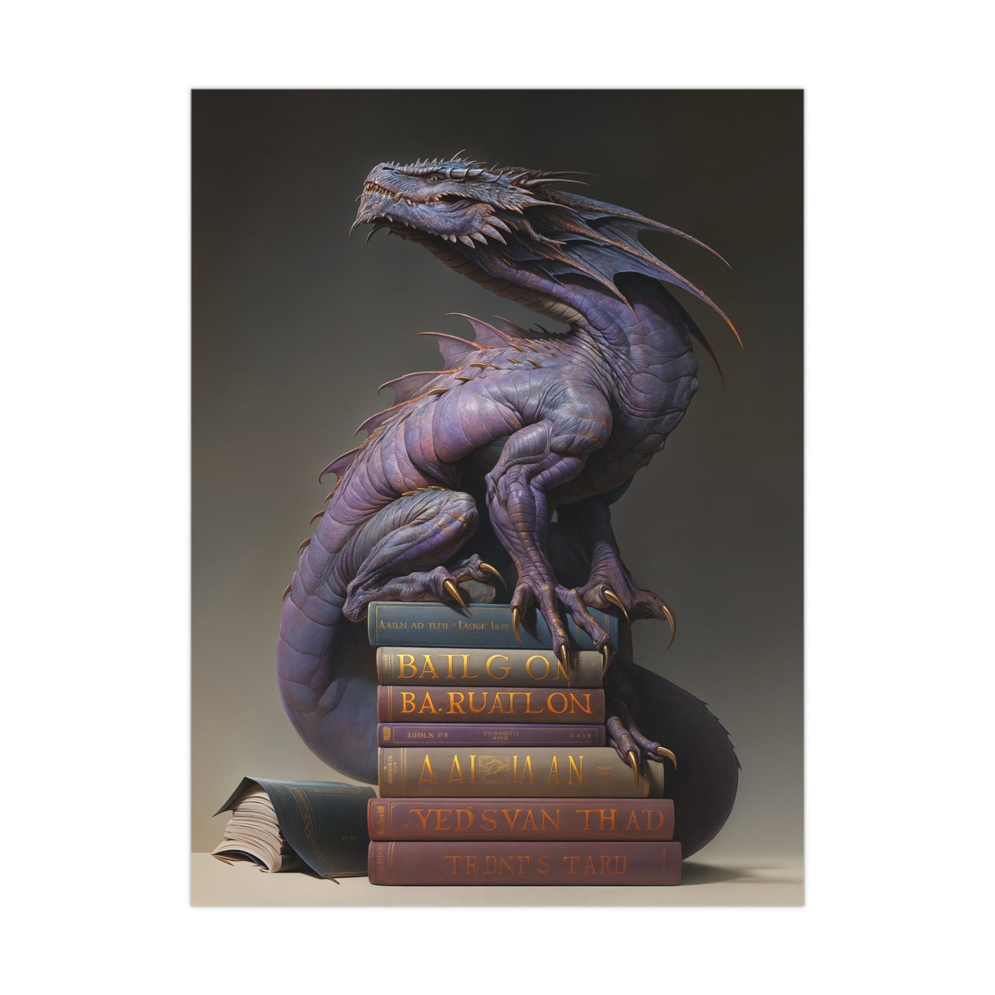 "Book Wyrm" Poster - Print