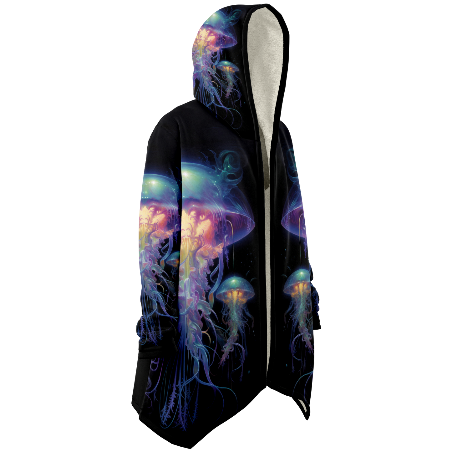 Space Jellyfish Microfleece Cloak