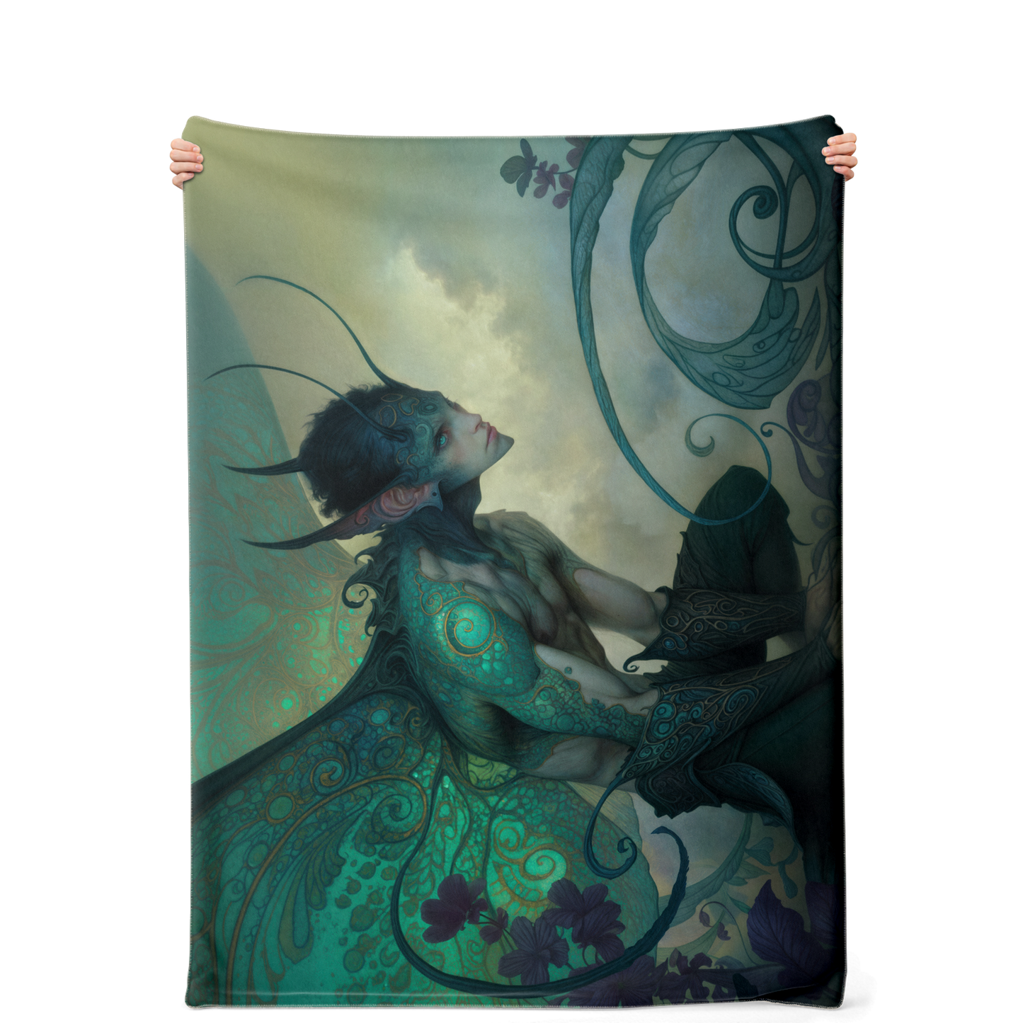 Silent Eyes Premium Microfleece Blanket