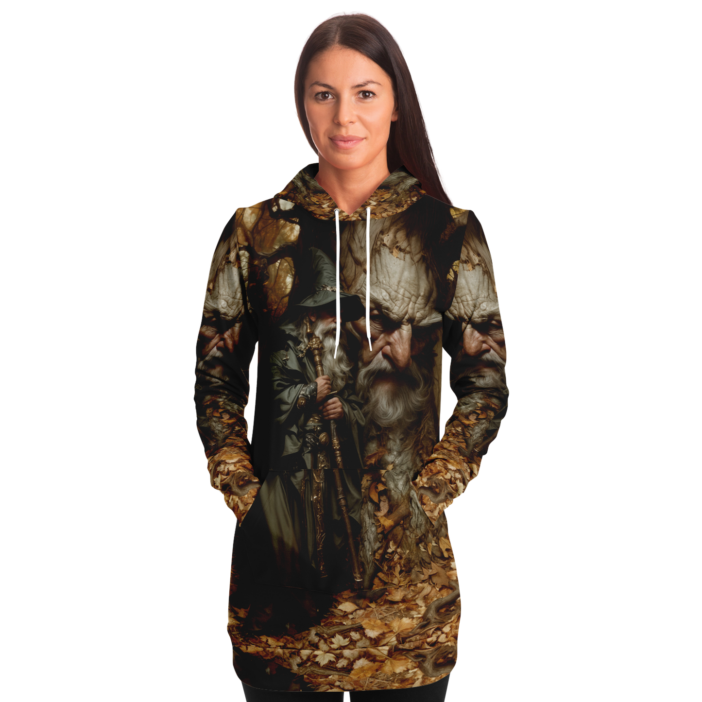 Tree Talker - Fashion Longline Hoodie