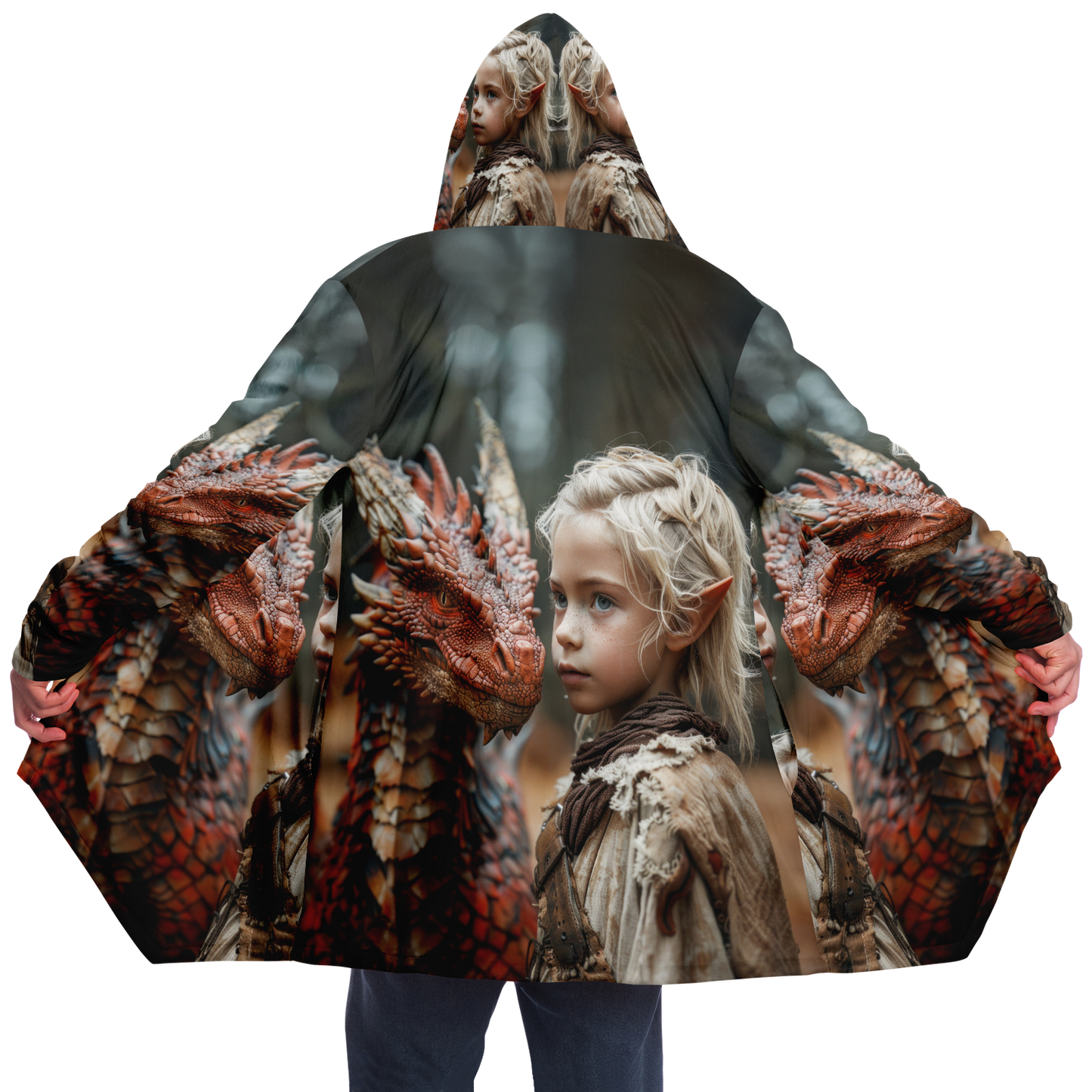 Dragon Rider In Training Microfleece Cloak