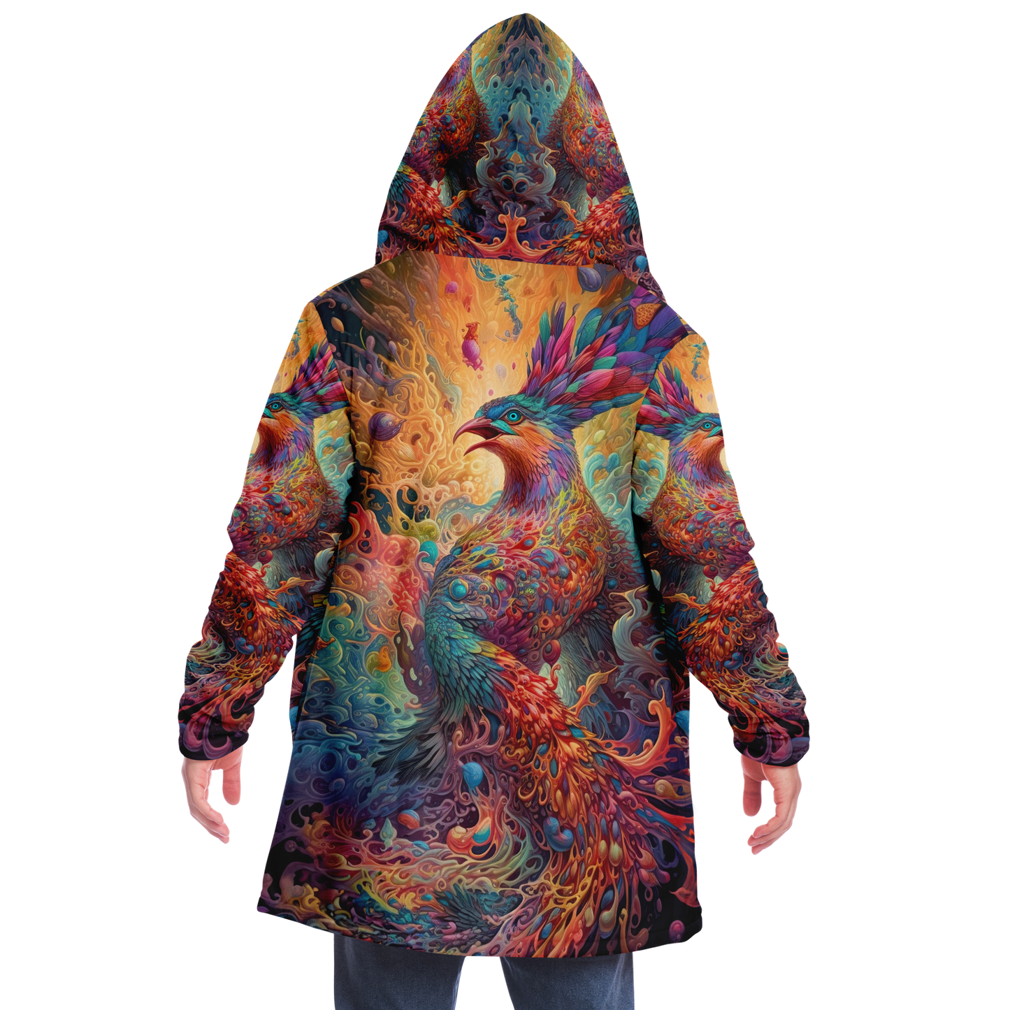 Liquid Light Phoenix Microfleece Cloak