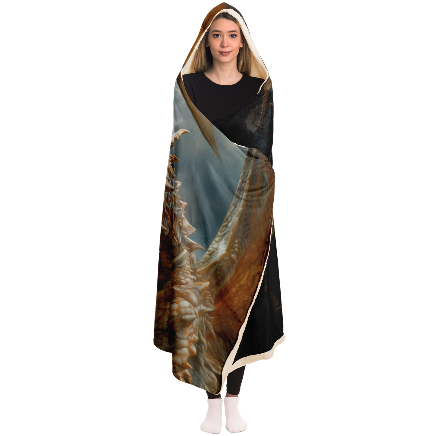 Stormriders of the Skies Hooded Blanket