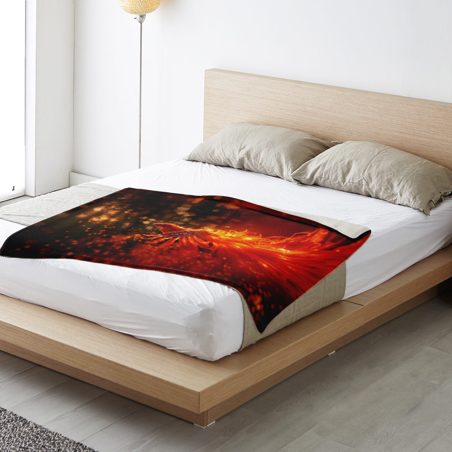 Blazing Grace Phoenix Premium Microfleece Blanket