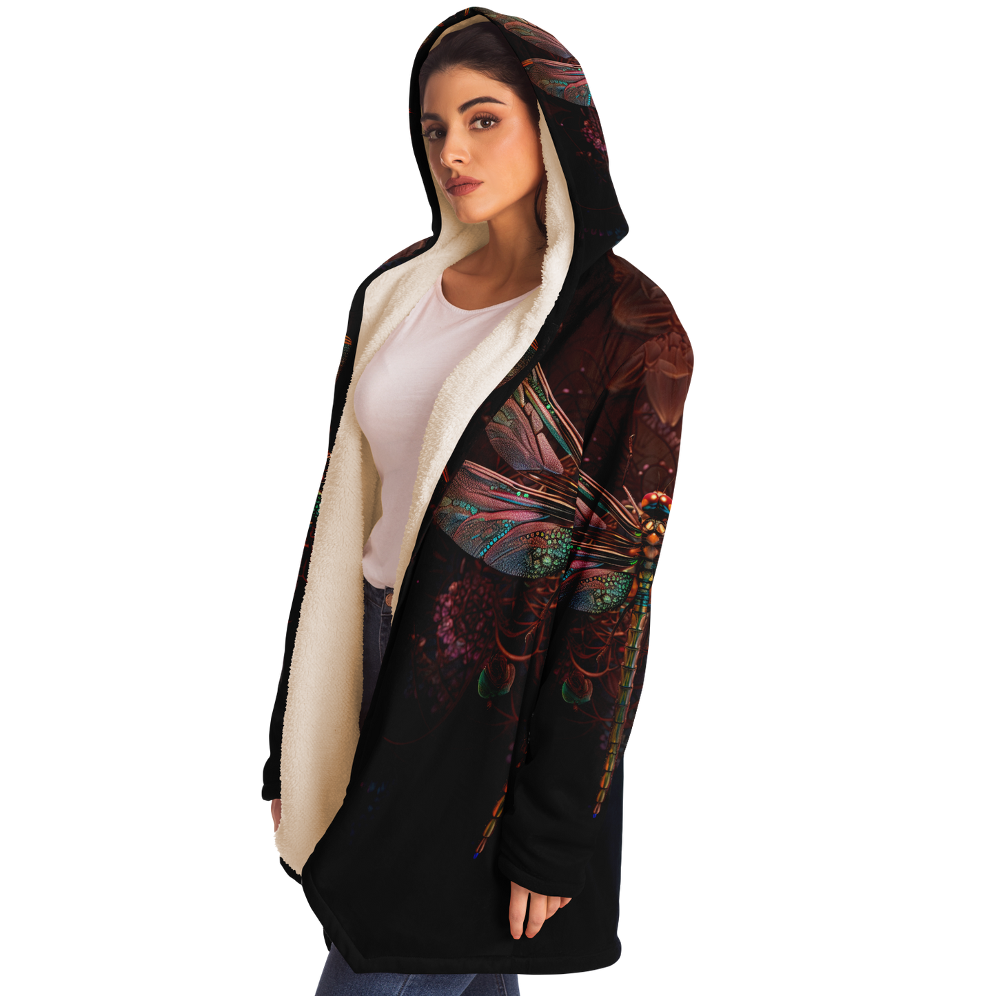 RubyHopper Dragonfly Microfleece Cloak