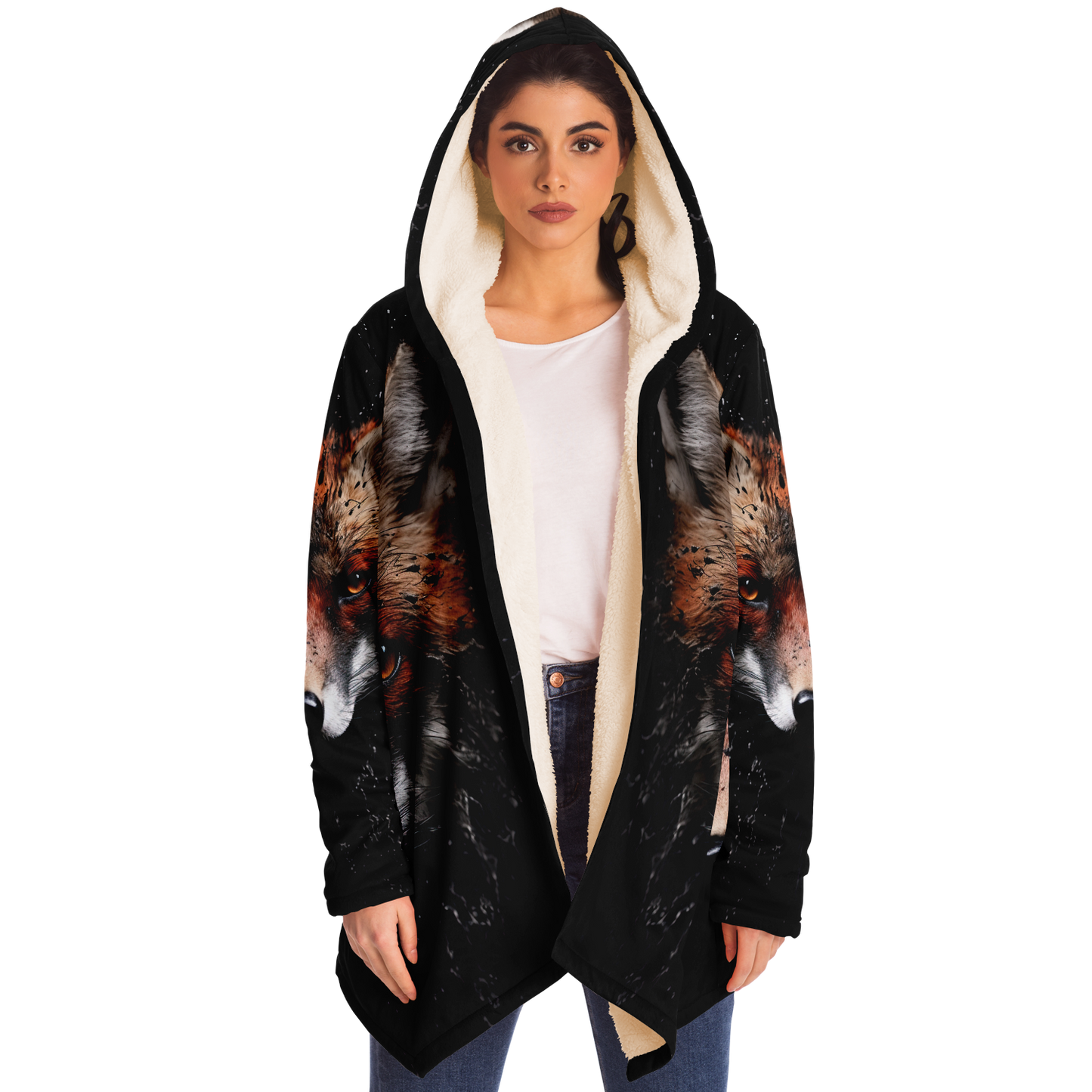 Fox Burst Microfleece Cloak