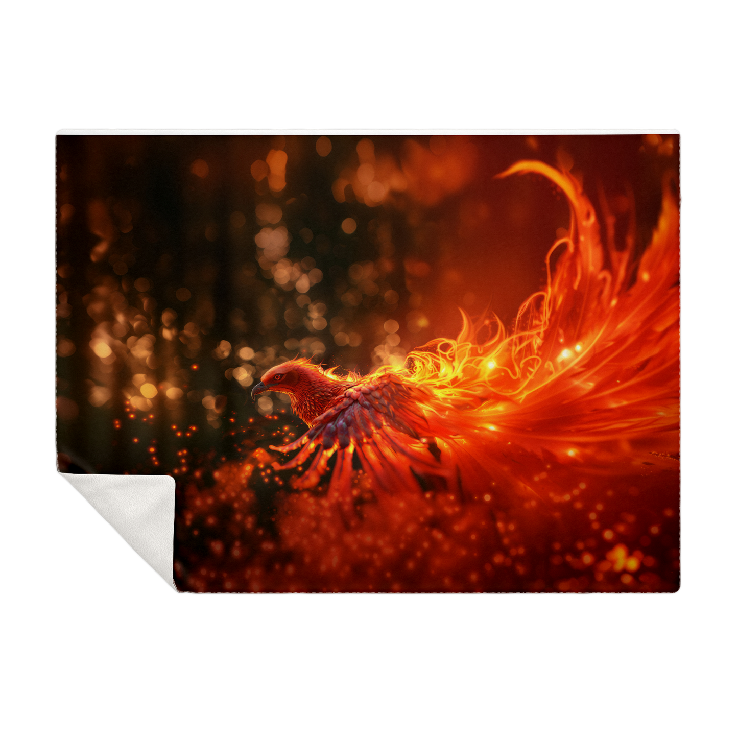 Blazing Grace Phoenix Premium Microfleece Blanket