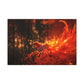 "Blazing Grace Phoenix"  Canvas Stretched, 0.75" - Print