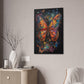 "Psychedelic Monarch" Canvas Stretched, 0.75" - Print