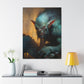 "Hungry Troll" Canvas Stretched, 0.75" - Print