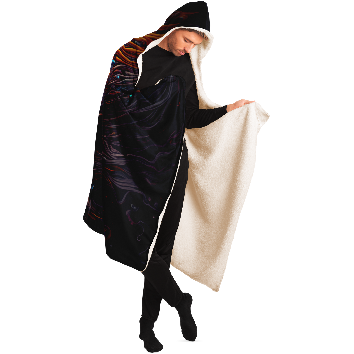 Liquid Dream Sight Hooded Festival Blanket