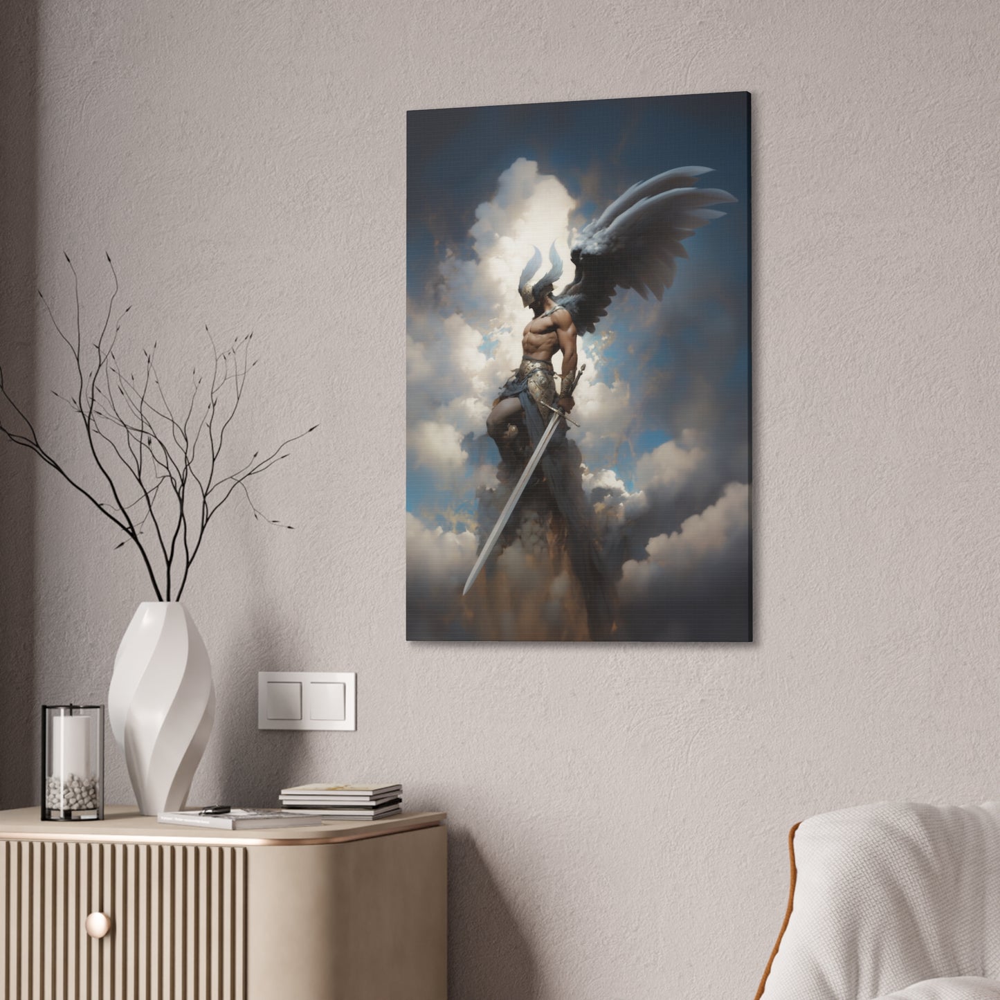 "Celestial Judge" Canvas Stretched, 0.75" - Print