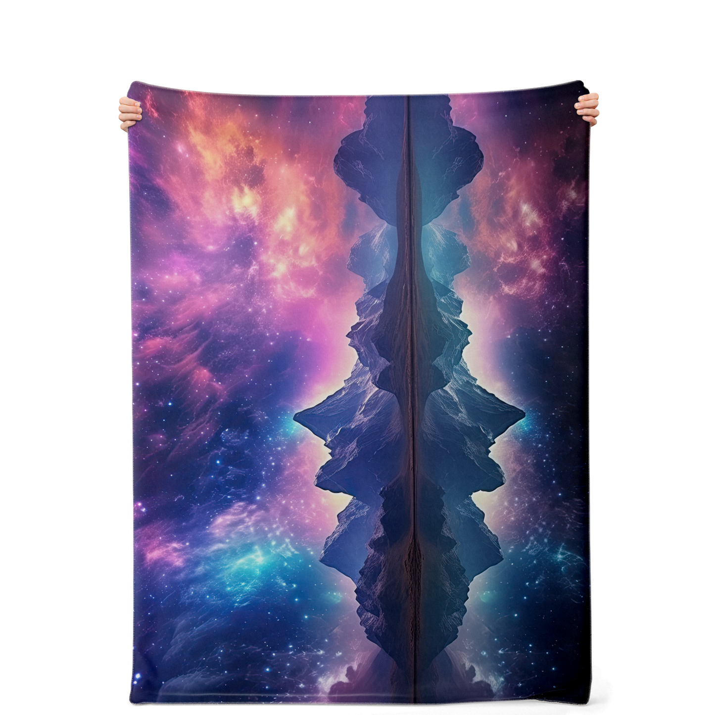 Space Holiday Premium Microfleece Blanket