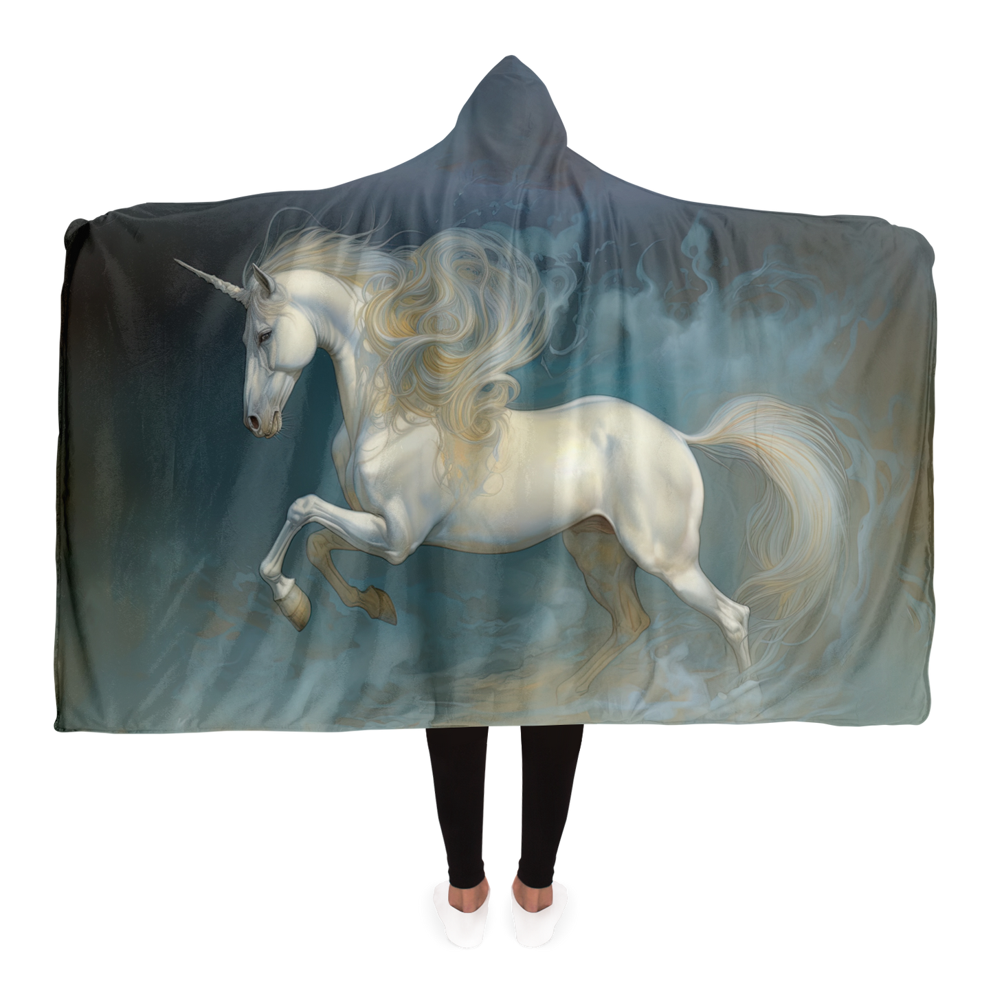 Unicorns Grace Hooded Blanket