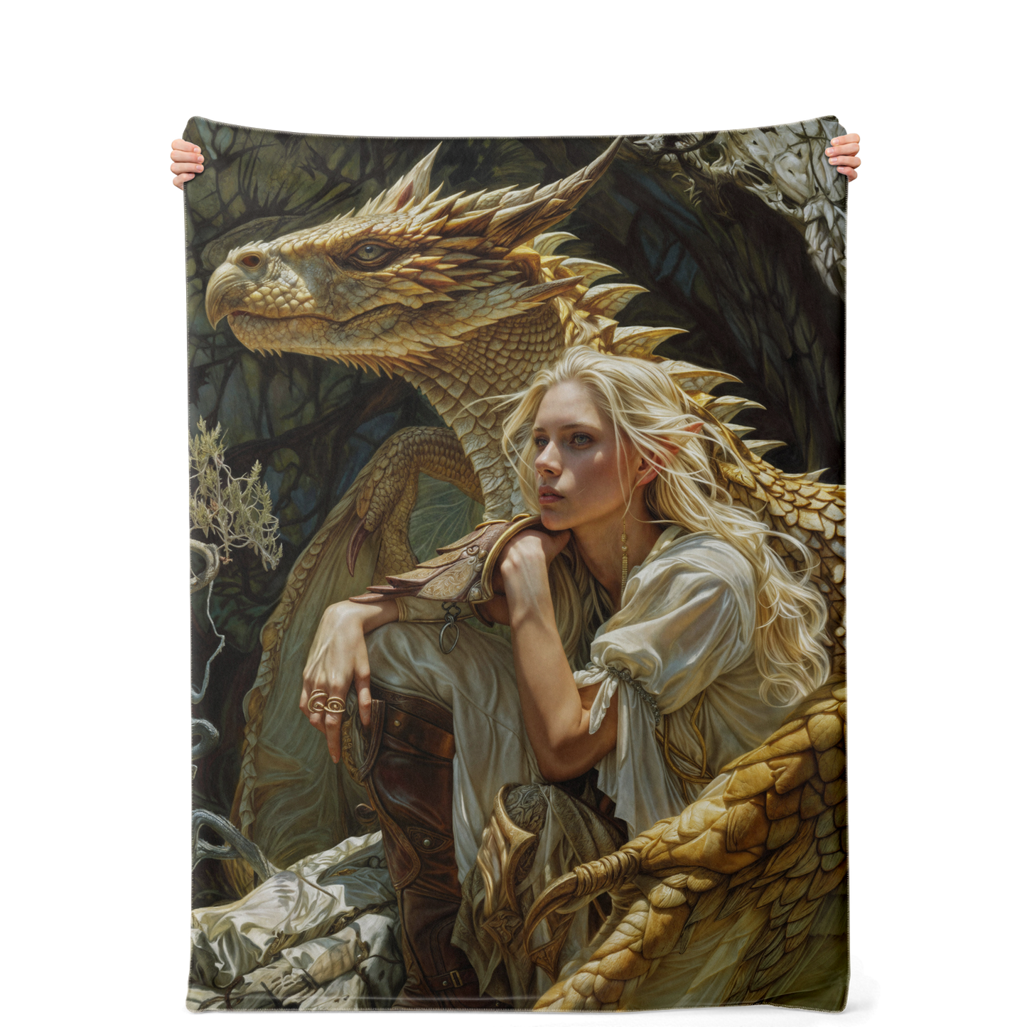 Wing of Sanctuary Premium Microfleece Blanket