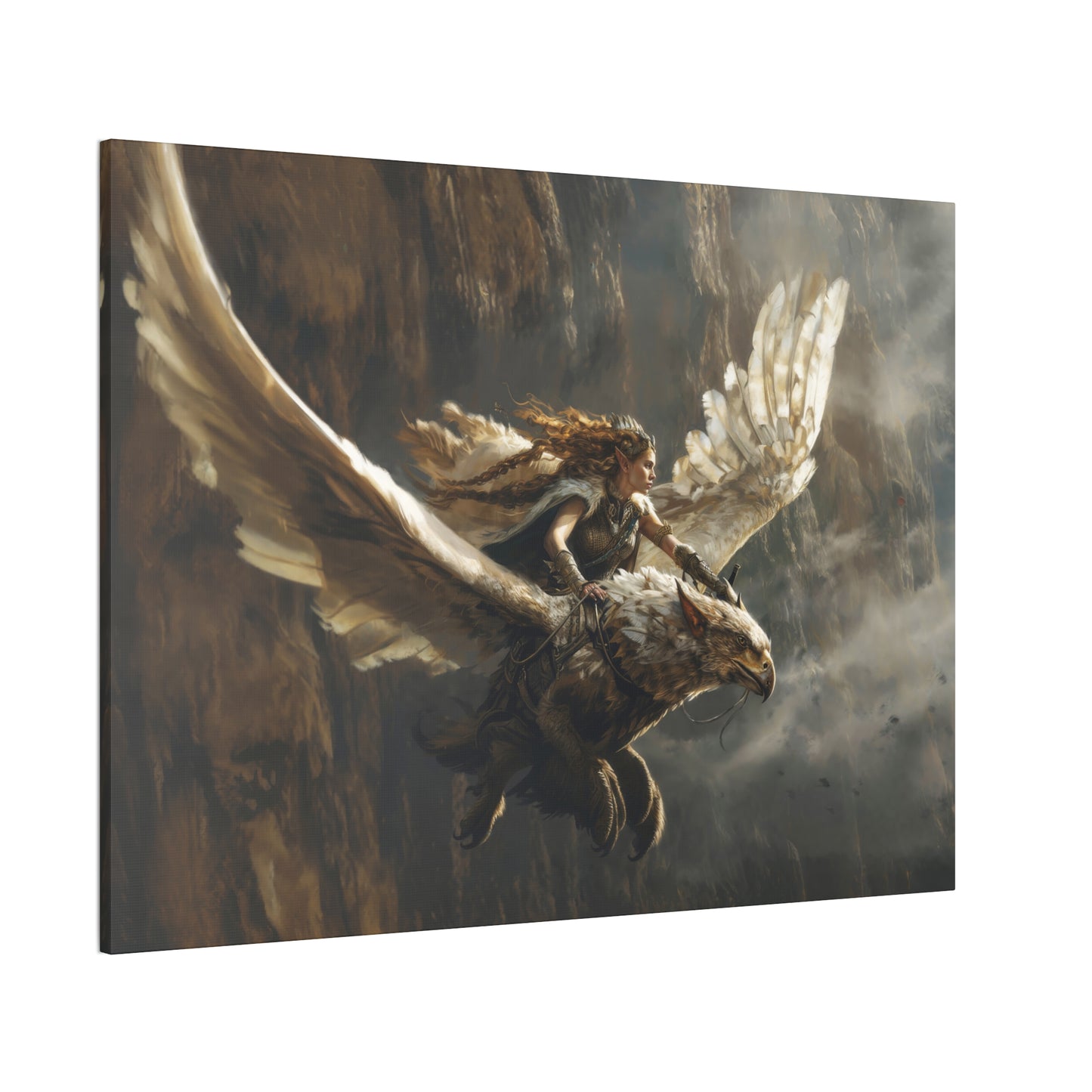 "Griffinborne Emissary"  Canvas Stretched, 0.75" - Print