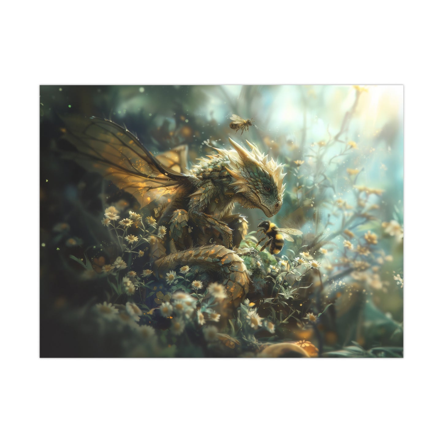 "Bumble Dragon" Poster - Print