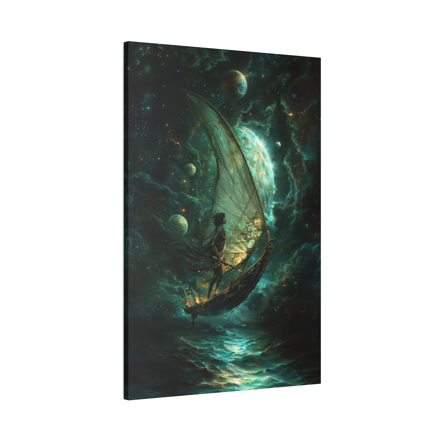 "Astral Navigator" Canvas Stretched, 0.75" - Print