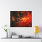 "Blazing Grace Phoenix"  Canvas Stretched, 0.75" - Print