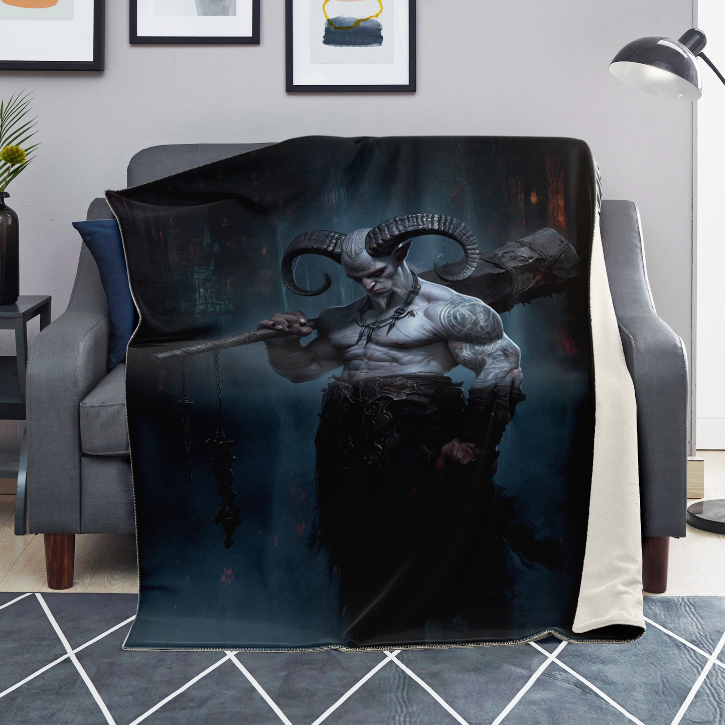 Fiend Premium Microfleece Blanket